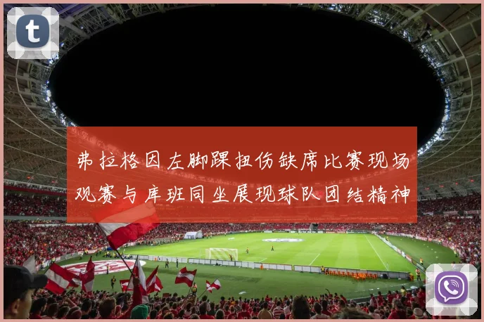 弗拉格因左脚踝扭伤缺席比赛现场观赛与库班同坐展现球队团结精神
